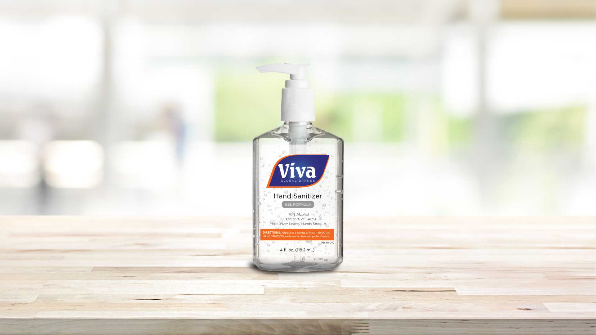 Viva Hand Sanitizer Product Rendering